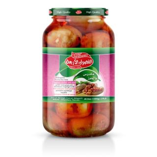 Four Seasons  Eggplant in oil walnut Stuffed MAKDOUS 650G